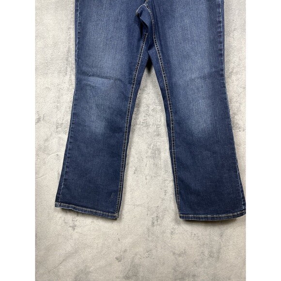 Maurices Women's 16 REG Dark Wash High Rise Curvy Bootcut Jeans M - Picture 2 of 16